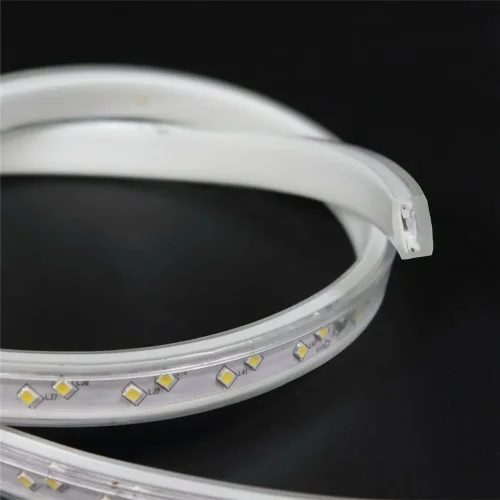 Светодиодная лента 360B 220V 3036 88 Led/m warm white IP68 - фото II