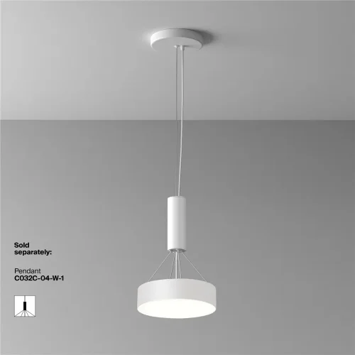Потолочный светильник Зон / Zon 24 Вт 4000 К 120° (Белый) C032CL-24W4K-RD-W - фото 5