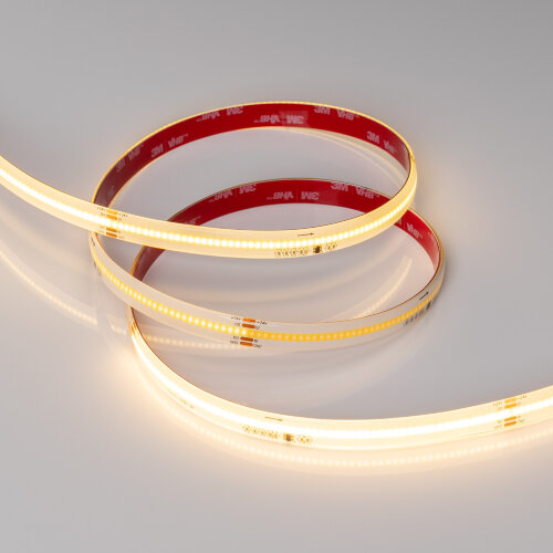 Светодиодная лента герметичная SPI-COB-SE-X378-12mm 24V Warm2700-PX63-BPT (7 W/m, IP65, 5m) (Arlight, бегущий огонь) - фото 3