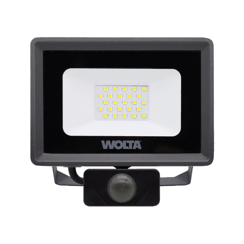 Светодиодный прожектор WOLTA WFL-20W/06s 20Вт 5700K IP65 с Датчиком - фото 1.