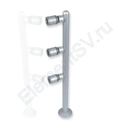 Светильник для подсветки витрин 3x1W 220V white CV2