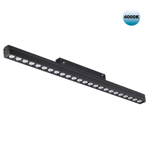 Трековый светильник для низковольного шинопровода «Novotech» 358420, серия: FLUM (крепление к треку). Фото 1.