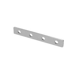 Комплект прямых соединителей для демпферного шинопровода, 4 шт (Серебро) TRA034D-C-42S