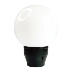 Светильник НТУ 06-40-01 'Шар' 160 Г 40Вт IP55 опал ПММА /корпус черный Элетех 1030480082