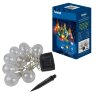 USL-S-126-PT4000 BULBS Садовая гирлянда на солнечной батарее Лампочки, 40 светодиодов, Разноцветный свет, 1xАA Ni-Mh аккумулятор в-к, IP44, TM Uniel - фото 12