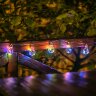 USL-S-126-PT4000 BULBS Садовая гирлянда на солнечной батарее Лампочки, 40 светодиодов, Разноцветный свет, 1xАA Ni-Mh аккумулятор в-к, IP44, TM Uniel - фото 6