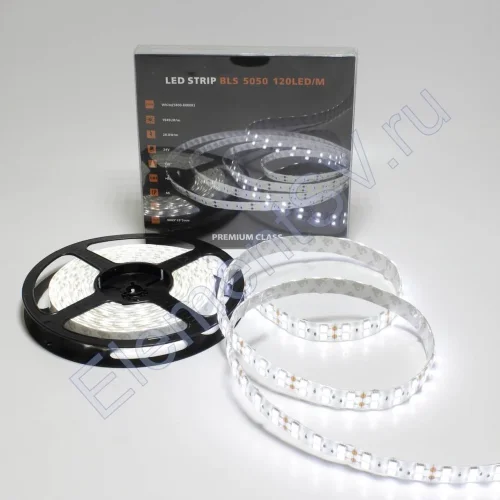 Светодиодная лента Class Premium, 5050, 120 led/m, White, 24V, IP65, А14 - фото.