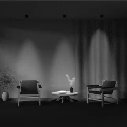 Потолочный светильник Lens 15Вт 3000К 70° (Черный)