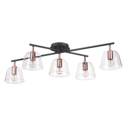 Люстра потолочная «LUMION» 4455/5C, серия: JOSEPH (крепление на планке). Фото 1.