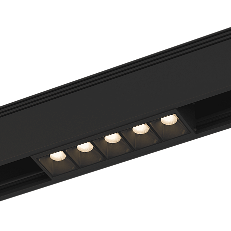 'Светильник для трека SY черный, 10 Вт, IP20, SY-DIM-601221-BL-10-WW. Фото 2