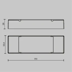 Контроллер DALI DT8 четырёхканальный 12-24VDC RGBW (Белый)