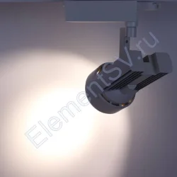 Светодиодный светильник трековый JH-GDD 2L PX69 (50W, 220V, white body, 30deg, white)