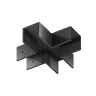 Коннектор X-образный для профиля Elasity IP (Черный) - фото