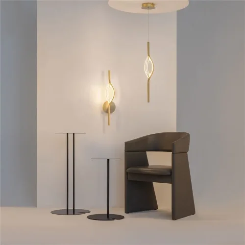 Настенный светильник (бра) Foresight 3000К 8Вт (Латунь) - фото 6