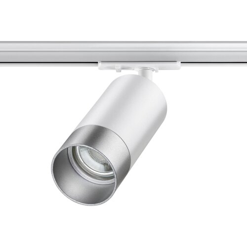 Светильник трековый для однофазного двухжильного (универсального) шинопровода «Novotech» 370862, серия: SLIM. Фото 1.