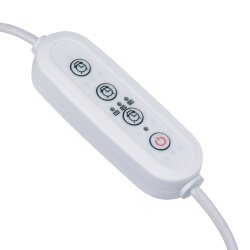 UST-E33 WHITE 2M Таймер с вилкой и разъемом L.N.G для фито светильника, 220В, 150Вт, Провод 2 метра