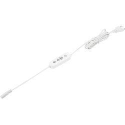 UST-E33 WHITE 2M Таймер с вилкой и разъемом L.N.G для фито светильника, 220В, 150Вт, Провод 2 метра