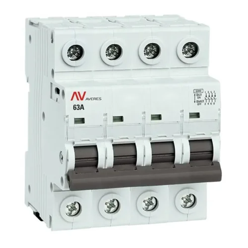 Выключатель нагрузки 4п 63A AVN AVERES EKF avn-4-63-av - фото