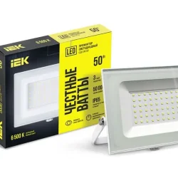 Прожектор светодиодный СДО 06-50 6500К IP65 бел. IEK LPDO601-50-65-K01
