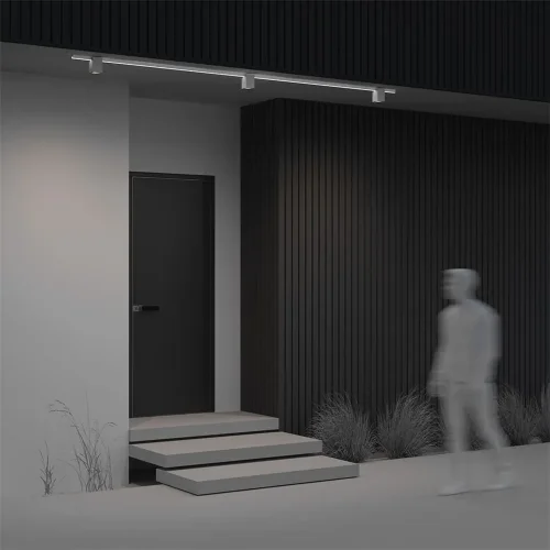 Уличный трековый светильник Alfa Elasity IP 3000K 16Вт 38° белый (Белый) - фото 5