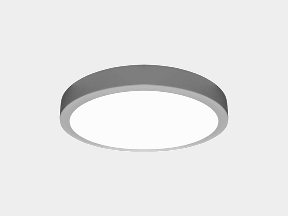 'Светильник светодиодный потолочный накладной ультратонкий, серия KH, Белый, 22Вт, IP20, Нейтральный белый (4000К), KH-R225-22-NW - фото