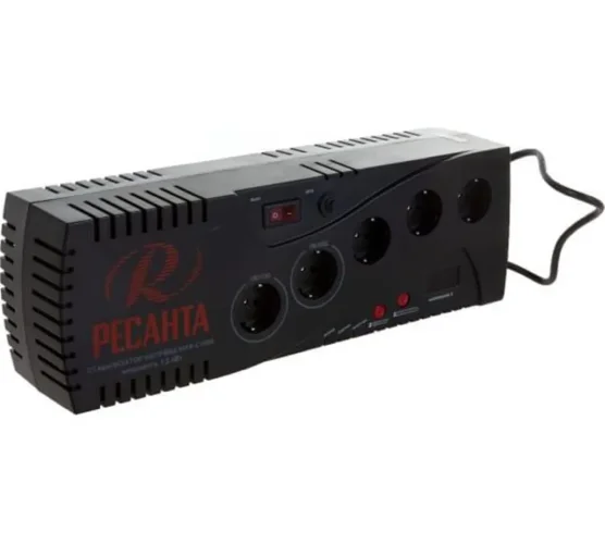 Стабилизатор напряжения С1500 1ф 1.4 кВт IP20 бытовой Ресанта 63/6/33 - фото 5