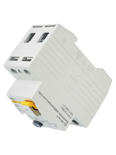 Выключатель дифференциального тока (УЗО) 2п 25А 30мА тип A ВД1-63 KARAT IEK MDV11-2-025-030 - фото 6