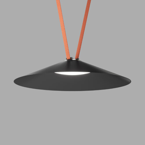 DK5668-BK Cветильник для трека-ремня Belty Smart, серия Flow, со светодиодом, D600*H122мм, 48V DC, 24W, RA90, 120°, 2700-6500K, IP20, черный, алюминий.