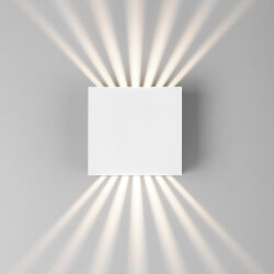 Светильник садово-парковый со светодиодами Sole 35149/D белый (058899)