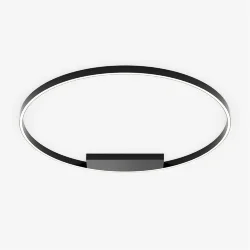 Потолочный светильник Rim 3000-4000К 59Вт (Черный)