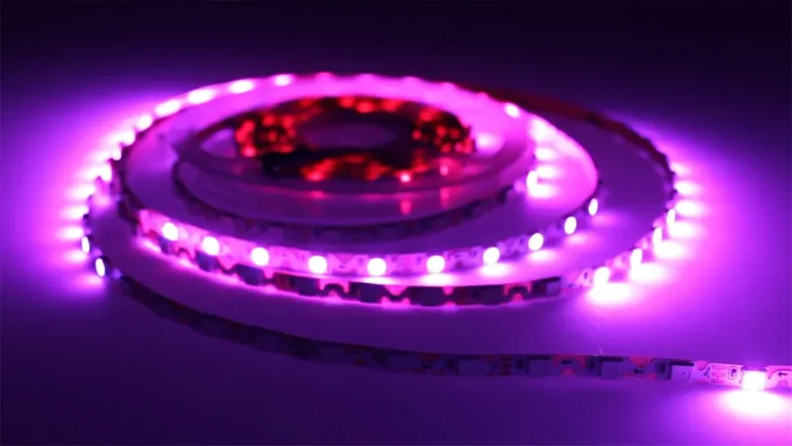 Светодиодная лента S-образная 5050, 60led/m, RGB-SPI, WS2812, 5V, IP20, BA8 - фото III