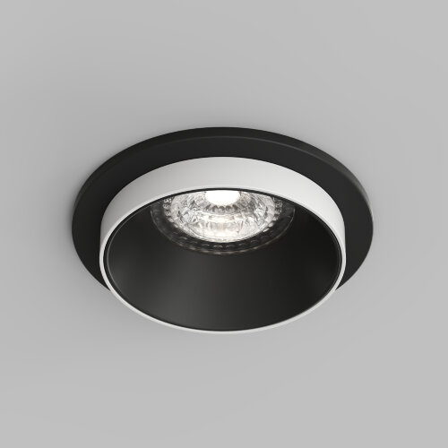 DK2400-BK Встраиваемый светильник, IP 20, 50 Вт, GU10, черный, алюминий.