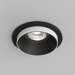 Встраиваемый светильник, IP 20, 50 Вт, GU10, черный, алюминий, Denkirs DK2400-BK