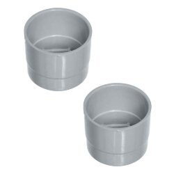 Заглушка на трубу D25 с отверстием