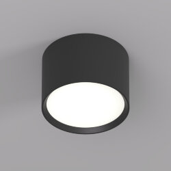 Светильник накладной LUND, IP 20, до 15 Вт, GX53, LED, черный, алюминий, Denkirs DK2601-BK