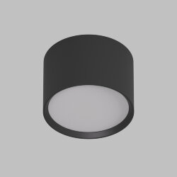 Светильник накладной LUND, IP 20, до 15 Вт, GX53, LED, черный, алюминий, Denkirs DK2601-BK