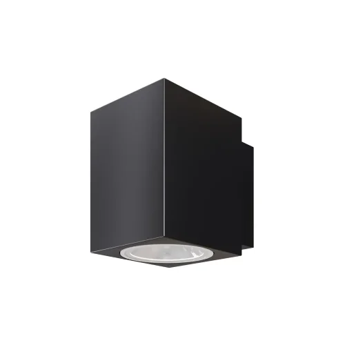 Настенный светильник Блок / Block 3000K 10Вт IP 65 (Черный) O507WL-L10B3K - фото