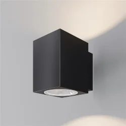 Настенный светильник Блок / Block 3000K 10Вт IP 65 (Черный) O507WL-L10B3K