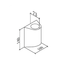 'Светильник настенный JY ZIMA черный, LW-A0148A-BL-WW 002803