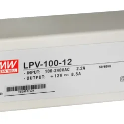 Блок питания Mean Well, герметичный, LPV-100-12, в пластиковом корпусе