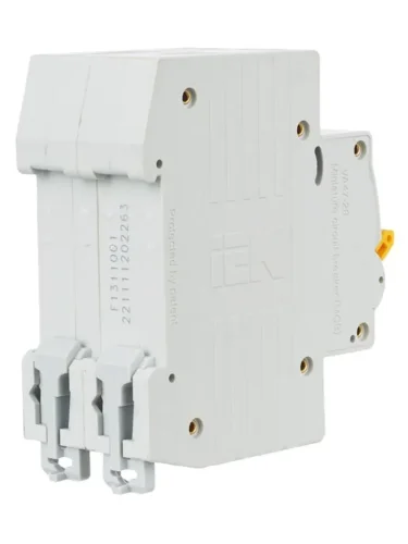 Выключатель автоматический модульный 2п C 63А 4.5кА ВА47-29 KARAT IEK MVA20-2-063-C - фото 3