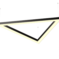 Светильник Треугольник S50 (RAL9005/3x811/LT70 — 3K/52W)