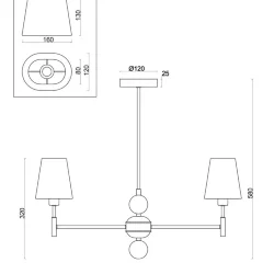 Люстра Freya FR2028PL-03N (Никель)