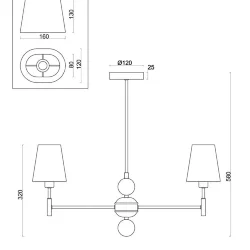 Люстра Freya FR2028PL-03N (Никель)