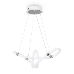 Подвесной светильник FR6059PL-L47W Нарядный / Fancy 36 Вт LED (Белый и Хром) FR6059PL-L47W
