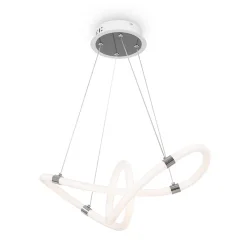 Подвесной светильник FR6059PL-L47W Нарядный / Fancy 36 Вт LED (Белый и Хром) FR6059PL-L47W