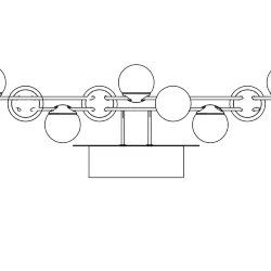 Настенный светильник (бра) Tessara 3000К 13Вт (Золото)