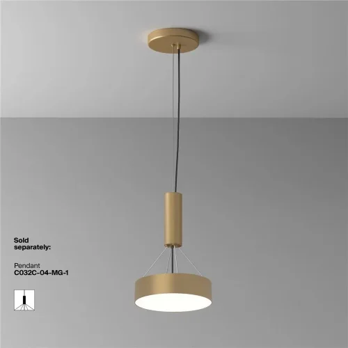 Потолочный светильник Zon 4000K 24W 120° (Матовое Золото) - фото 3