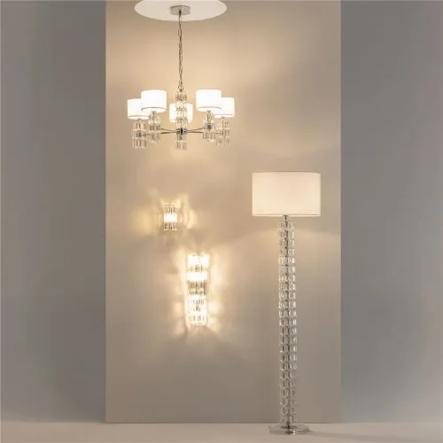 Напольный светильник (торшер) Talento E27х1 60Вт (Хром) - фото 16