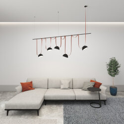 Комплект ременной трековой системы Belty на штанге Rod, Denkirs DK55SET06-01-BR